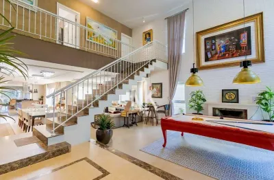 Casa com 5 dormitórios à venda, 550 m² por r$ 4.950.000,00 - alphaville graciosa - pinhais/pr