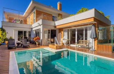 Casa com 4 dormitórios à venda, 498 m² por r$ 4.800.000,00 - alphaville graciosa - pinhais/pr