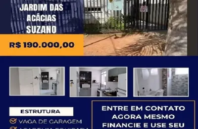 Lindo apartamento de 2 dormitórios com vaga de garagem no condomínio jardim das acácias, suzano