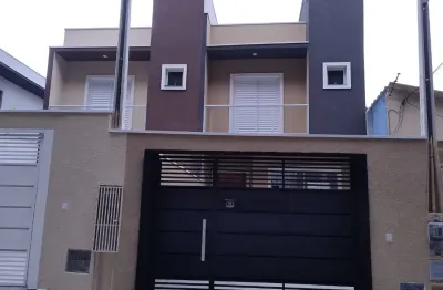 Maravilhoso sobrado - novo - 3 suítes, garagem para 2 carros e quintal em brás cubas