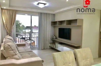 Apartamento com 3 dormitórios à venda, 95 m² por r$ 830.000,00 - bacacheri - curitiba/pr