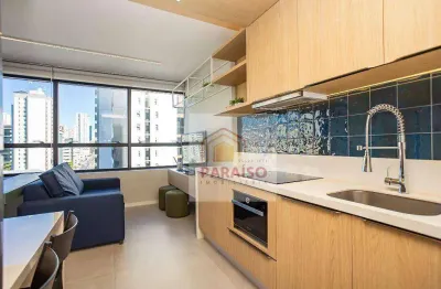 Studio com 1 dormitório para alugar, 21 m² no centro - curitiba/pr