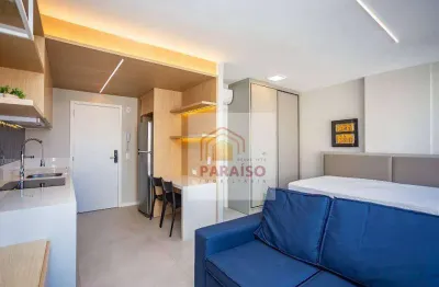Studio com 1 dormitório para alugar, 21 m² no centro - curitiba/pr