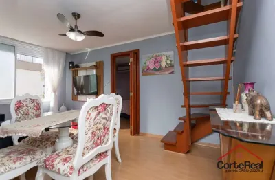 Cobertura com 2 quartos à venda na rua cipó, 375, passo da areia, porto alegre por r$ 372.000
