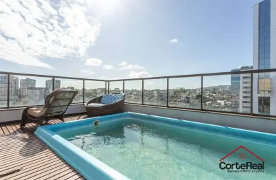 Cobertura com 3 quartos à venda na avenida general barreto viana, 1175, chácara das pedras, porto alegre por r$ 1.961.000