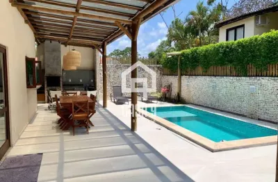 Casa 4 quartos em condomínio fechado 3 km praia do forte bahia