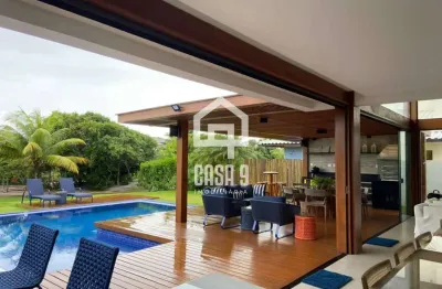Casa alto padrão 06 suítes a venda condomínio piscinas naturais em praia do forte bahia