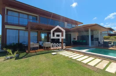 Casa á venda 05 suítes mais dependência completa no condomínio praia bella em praia do forte