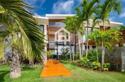 Casa a venda com 8 suítes frente mar no condomínio iberostar em praia do forte bahia