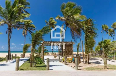 Apartamento pé na areia mobiliado a venda com 2 quartos no condomínio ykutiba em imbassai bahia