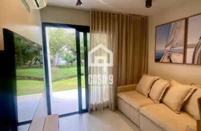 Apartamento térreo mobiliado a venda com 2 quartos no condomínio vila do lago em praia do forte bahia