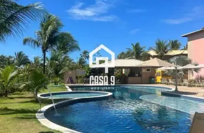 Apartamento térreo mobiliado 02 suítes pé na areia na Praia da Espera em Itacimirim Bahia