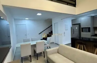 Apartamento duplex com 1 dormitório à venda, 78 m² por r$ 1.100.000,00 - parque residencial aquarius - são josé dos campos/sp