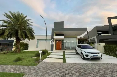 Casa com 3 dormitórios à venda, 328 m² por r$ 4.100.000,00 - condomínio reserva do paratehy - são josé dos campos/sp