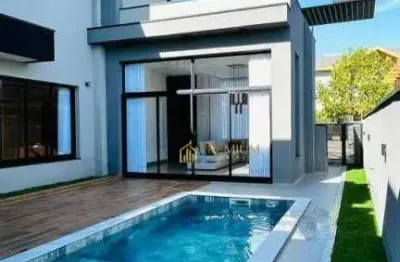 Sobrado com 3 dormitórios à venda, 323 m² por r$ 3.700.000,00 - condomínio residencial colinas do paratehy - são josé dos campos/sp