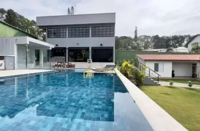 Casa com 7 dormitórios à venda, 400 m² por r$ 2.300.000,00 - pouso alegre - santa isabel/sp