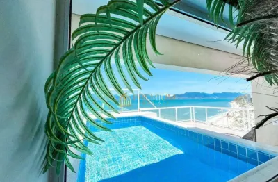Cobertura com 4 dormitórios à venda, 202 m² por r$ 2.400.000,00 - martim de sá - caraguatatuba/sp