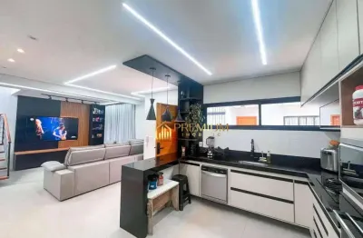 Sobrado com 3 dormitórios à venda, 111 m² por r$ 750.000,00 - cidade jardim - caraguatatuba/sp