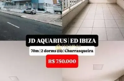 Apartamento com 2 dormitórios à venda, 71 m² por r$ 750.000,00 - jardim aquarius - são josé dos campos/sp