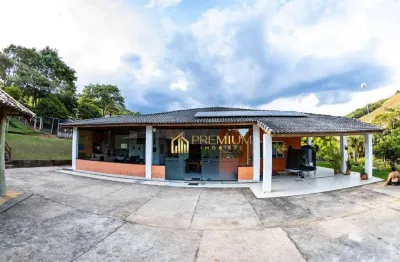 Chácara com 3 dormitórios à venda, 34000 m² por r$ 2.200.000,00 - vila são germano - paraibuna/sp