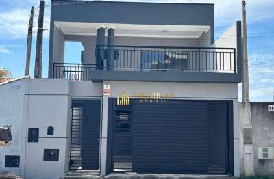 Sobrado com 3 dormitórios à venda, 200 m² por r$ 610.000,00 - parque residencial santo andré - caçapava/sp