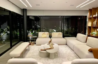 Fully furnished house  5 dormitórios à venda, 470 m² por r$ 5.900.000 - condomínio residencial urbanova - são josé dos campos/sp