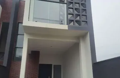 Casa Sobrado geminado com 110,62 m², localizado em Pirabeiraba, Joinville.