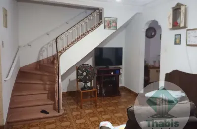 Sobrado para venda em santos, vila mathias, 3 dormitórios, 2 banheiros, 1 vaga