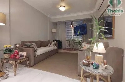 Apartamento de 1 dormitório, reformado, com vista mar em santos.