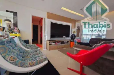 Vila belmiro - 3 dormitórios - varanda gourmet - semi mobiliado com planejados