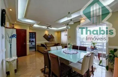 Apartamento (128m2), último andar, 3 dormitórios, sendo 1 suíte, 2 banheiros sociai e  sala ampla