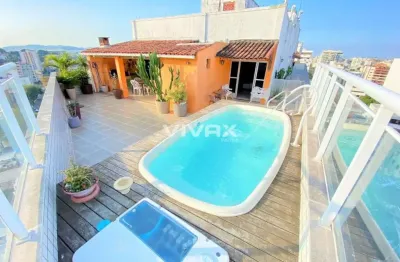 Cobertura com 4 quartos à venda na rua pedro de carvalho, méier, rio de janeiro, 175 m2 por r$ 1.300.000