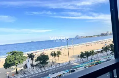 Apartamento com 3 quartos para alugar na avenida atlântica, copacabana, rio de janeiro, 160 m2 por r$ 14.000