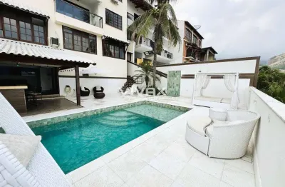 Casa em condomínio fechado com 5 quartos à venda na rua professor fernando raja gabaglia, anil, rio de janeiro, 389 m2 por r$ 1.990.000