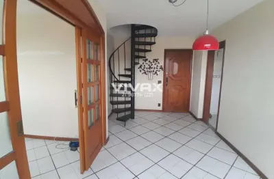 Cobertura com 3 quartos à venda na rua vinte e quatro de maio, riachuelo, rio de janeiro, 89 m2 por r$ 280.000