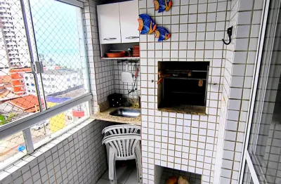 Apartamento varanda gourmet com churrasqueira á carvão | prédio com elevador