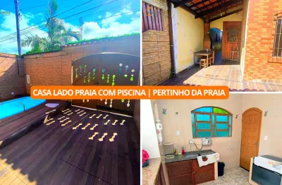 Casa com piscina lado praia | excelente localização, perto da praia