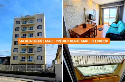Apartamento frente mar | sacada frente mar | prédio com elevador