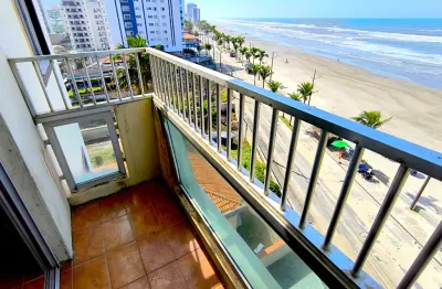 Apartamento frente mar | sacada frente mar | prédio com elevador