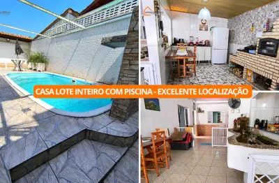 Oportunidade incrível - casa lote inteiro com piscina, cascata