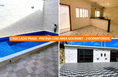 Casa nova lado praia com piscina e área gourmet - lado praia -