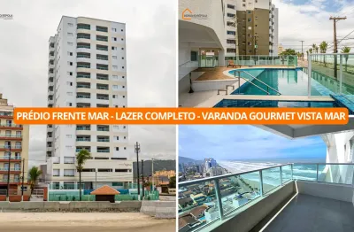 Apartamento já com piso em todos ambientes - varanda gourmet vista mar
