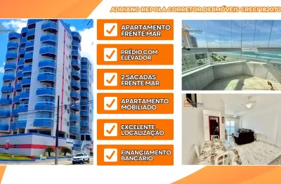 Lindo apartamento frente mar com duas sacadas | oportunidade | barato d+