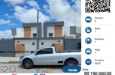 Casa com 2 quartos à venda na Rua Joaquim Alves Bezerra, 59, Gramame, João Pessoa