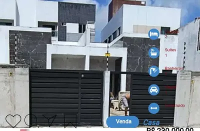 Casa com 2 quartos à venda na Rua Risalva Oliveira da Silva, 155, Gramame, João Pessoa