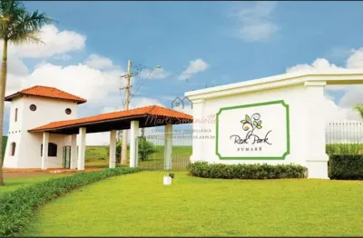 Condominio real park  - terreno em condomínio real park sumaré