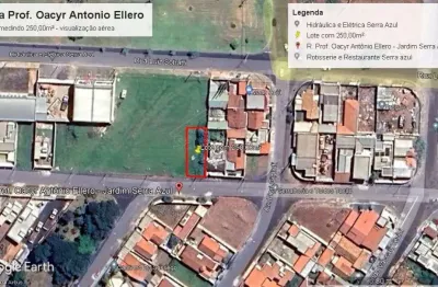 Terreno à venda na rua professor oacyr antonio ellero, jardim serra azul, araraquara por r$ 150.000