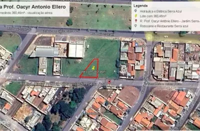 Terreno à venda na rua professor oacyr antonio ellero, jardim serra azul, araraquara por r$ 180.000