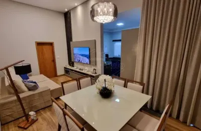 Casa em condomínio fechado com 3 quartos à venda na avenida maria joanna ferreira alves, 55, parque atlanta, araraquara, 135 m2 por r$ 850.000