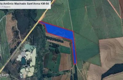 Area rural com 11,77 alqueires – rodovia antonio machado sant’anna, km 54
